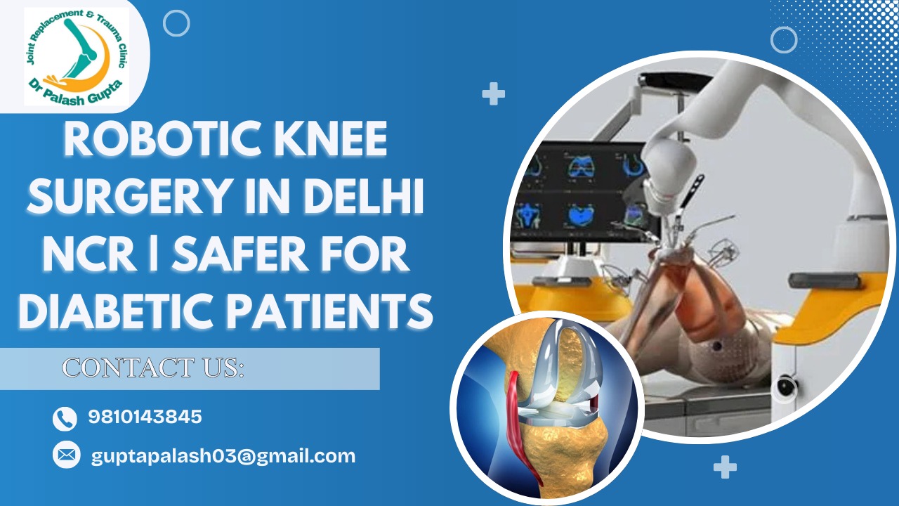 Robotic knee surgery recovery time for diabetics
